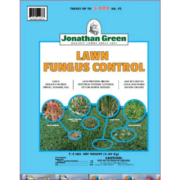 Jonathan Green 10233 Lawn Fungus Control Treats Up To 5000 Sq.Ft. 7.5 Lbs