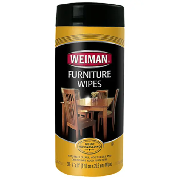 Weiman 95 Natural Furniture Wipes Sunscreen UVX15 30-Count