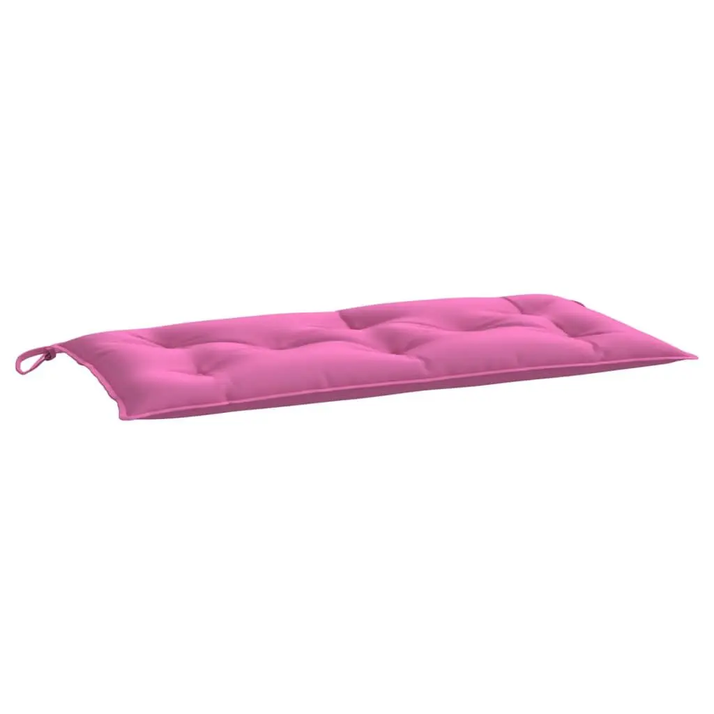 Garden Bench Cushion 39.4x19.7x2.8 Inch Pink Oxford Fabric Outdoor Seat Pad