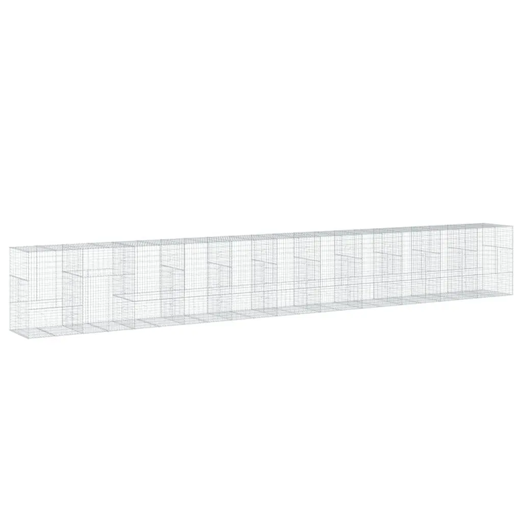 433.1x39.4x59.1 Galvanized Iron Gabion Binquireet Cover - Oversized Wire Mesh Container