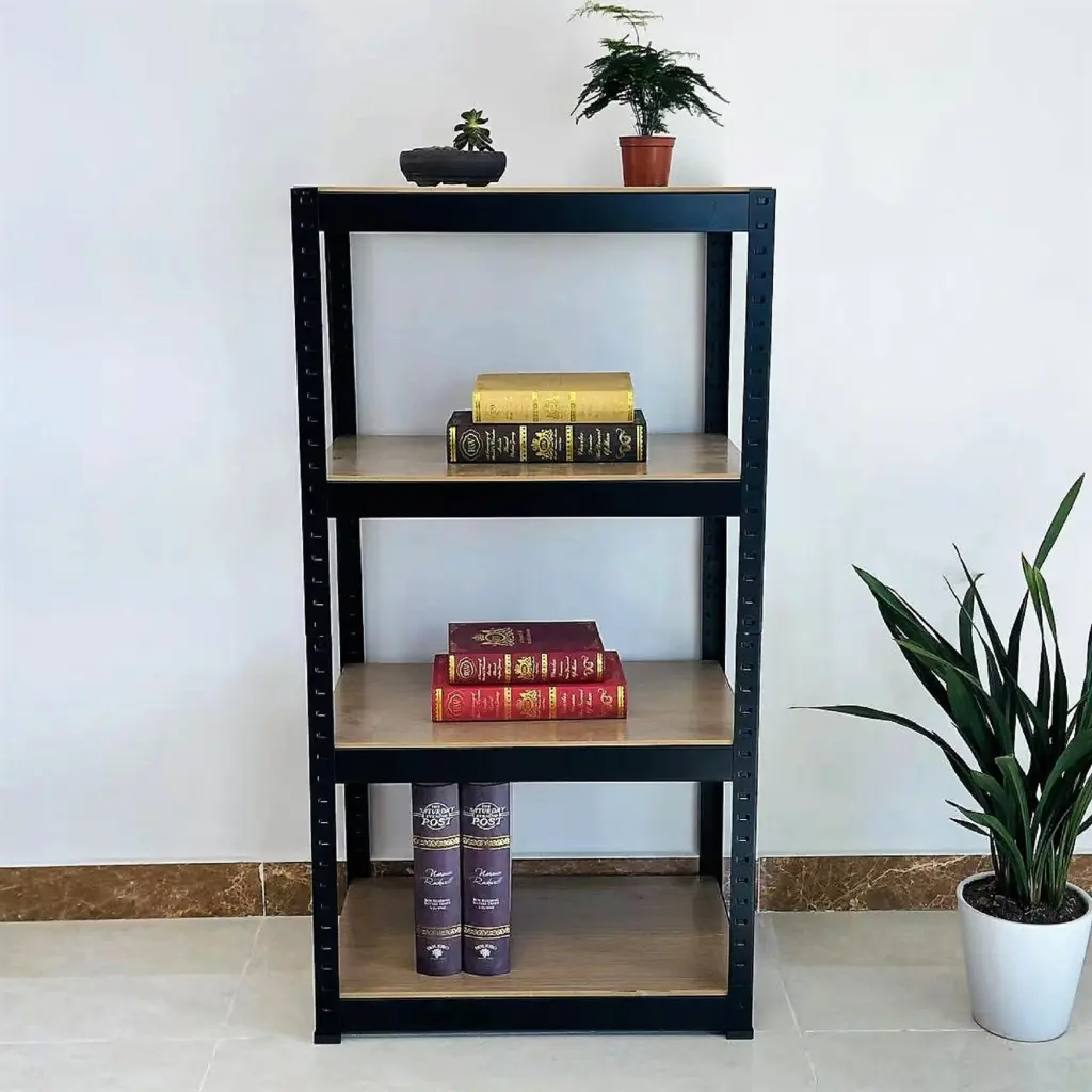 4 Tier Heavy Duty Customizable Storage Shelves Garage grainbuds-y
