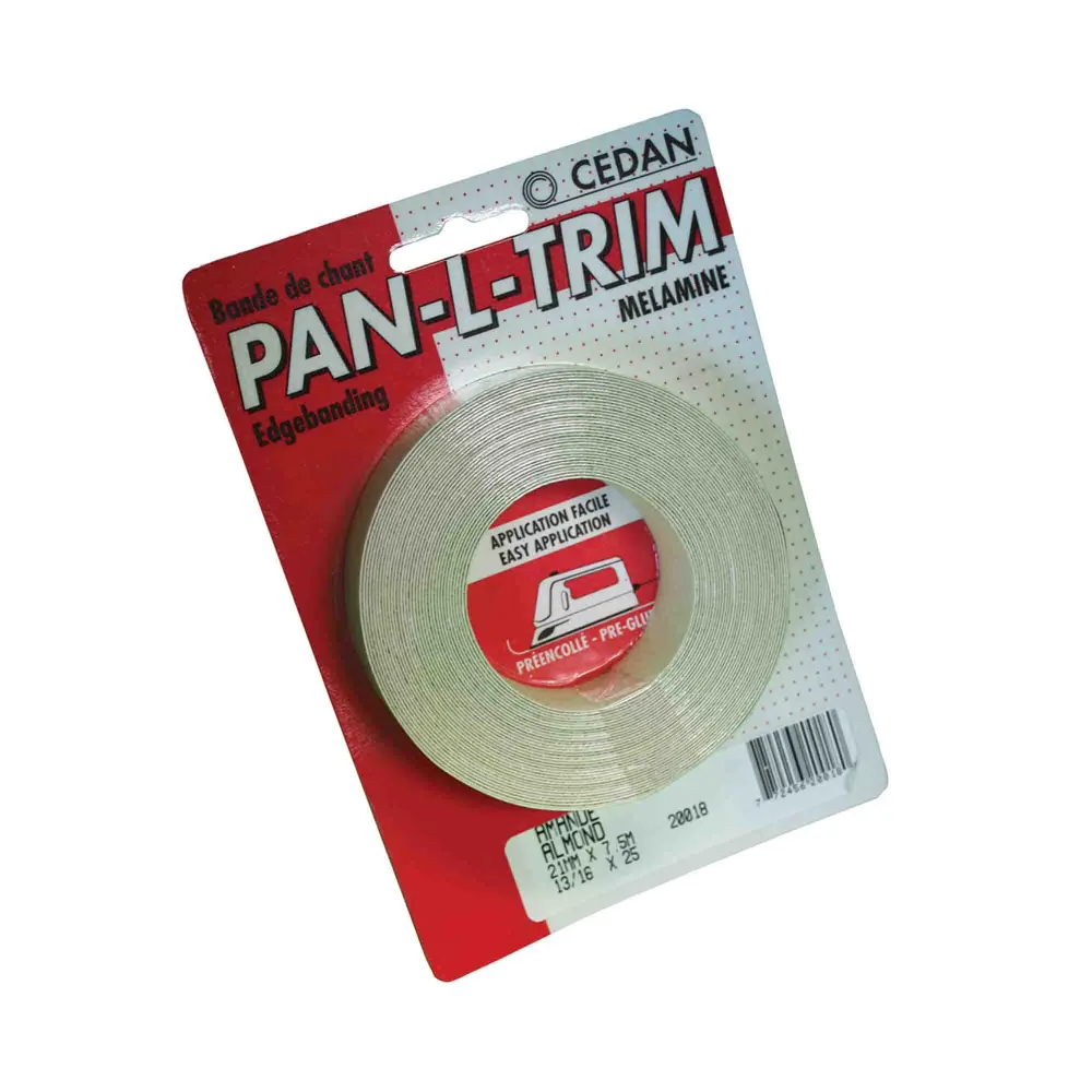 Almond Melamine Edgebanding, 13/16" x 25' Climbing Roses