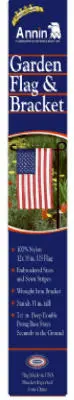 US Garden Flag Kit 12x18 Inches Complete Set Easy Flag Display Annin Flagmakers