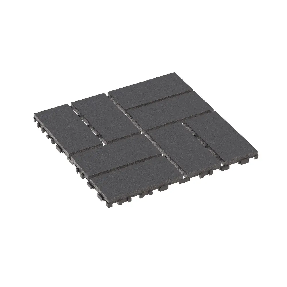 Plastic Interlocking Deck Tiles Patio Deck Tiles Waterproof Outdoor Apply