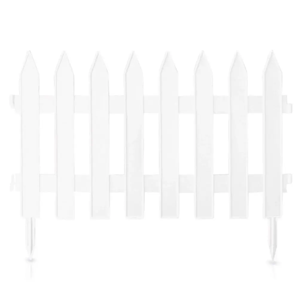 Prosperplast IP£SU-S449 Garden Fence Garden Retro White