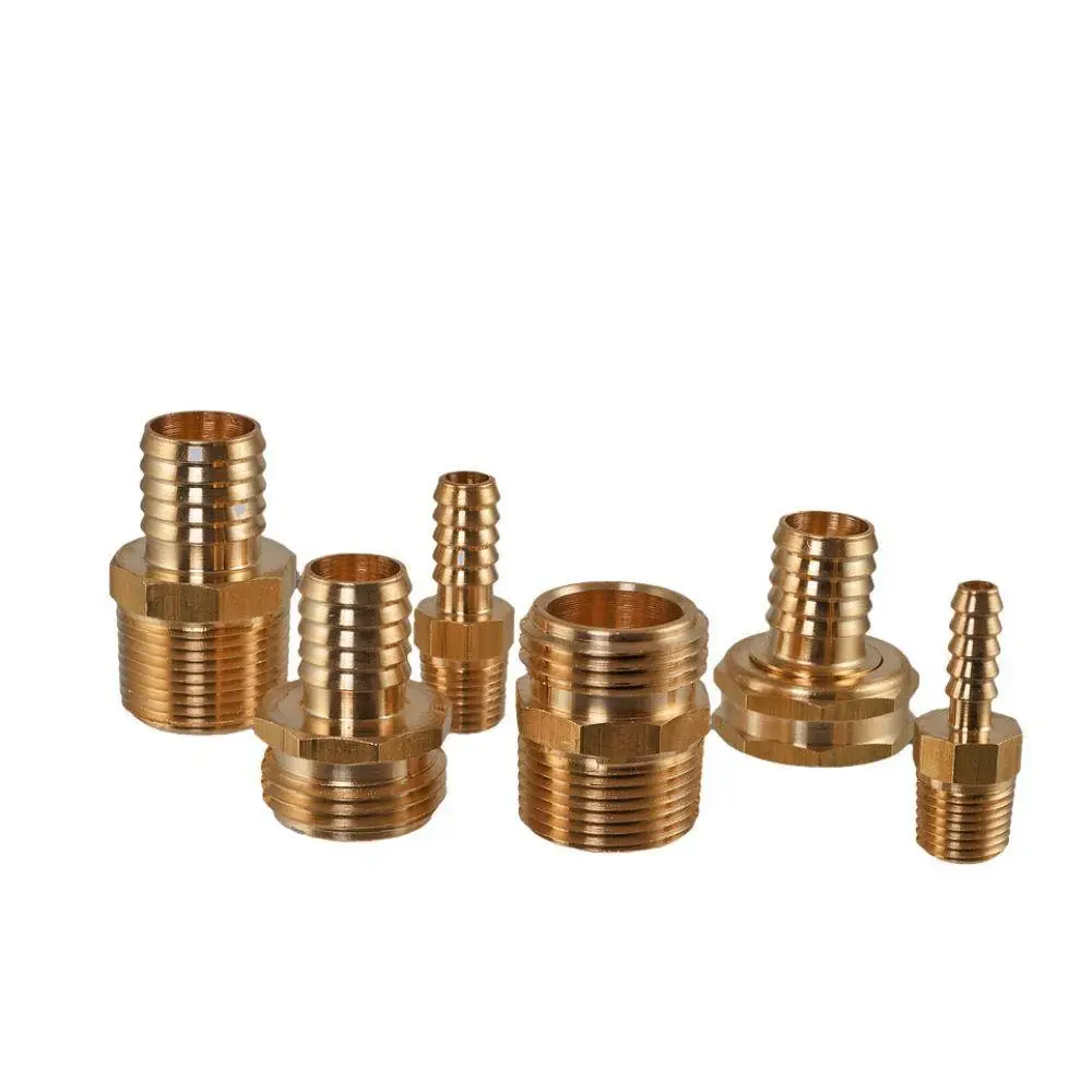 5/8" BARB X 3/4" FEMALE GARDEN HOSE ROTATE BRASS FITTING