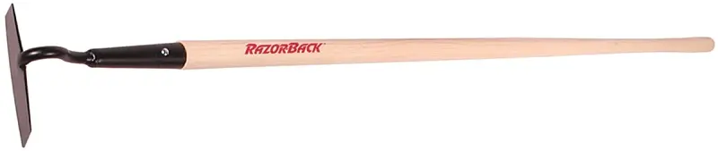 Razor-Back 67126 Nursery and Beet Hoe Wood Handle, 6 W Blade, 3-1/2 L Blade, Hardwood Handle