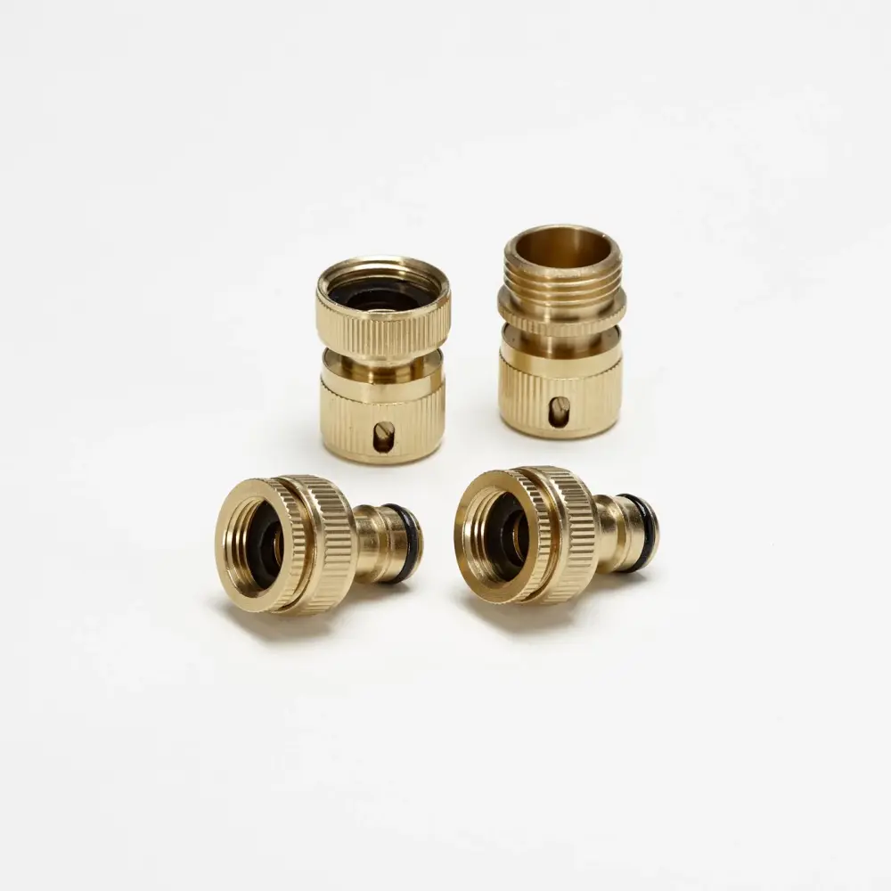 Brass Garden Hose Fast Connectors UV Resistant Material
