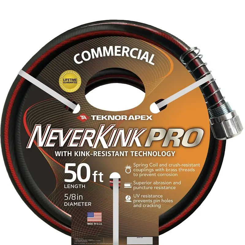 Heavy Duty Neverkink 8845-50/8844-050 Garden Hose, 50 ft L