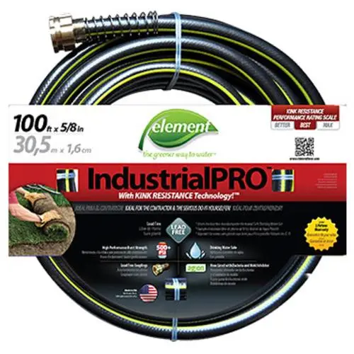 Element ELIH58100 5/8" x 100' Industrial Pro Heavy Duty Garden Hose
