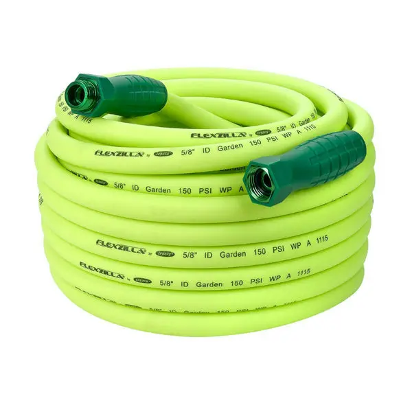 Flexzilla HFZG575YWS SwivelGrip Lightweight Garden Hose 5/8 ID x 75 Feet Green
