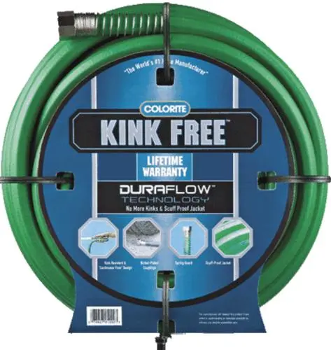 Swan SN7958100 Kink Free Heavy-Duty Garden Hose 5/8 Inch x 100 Feet Green