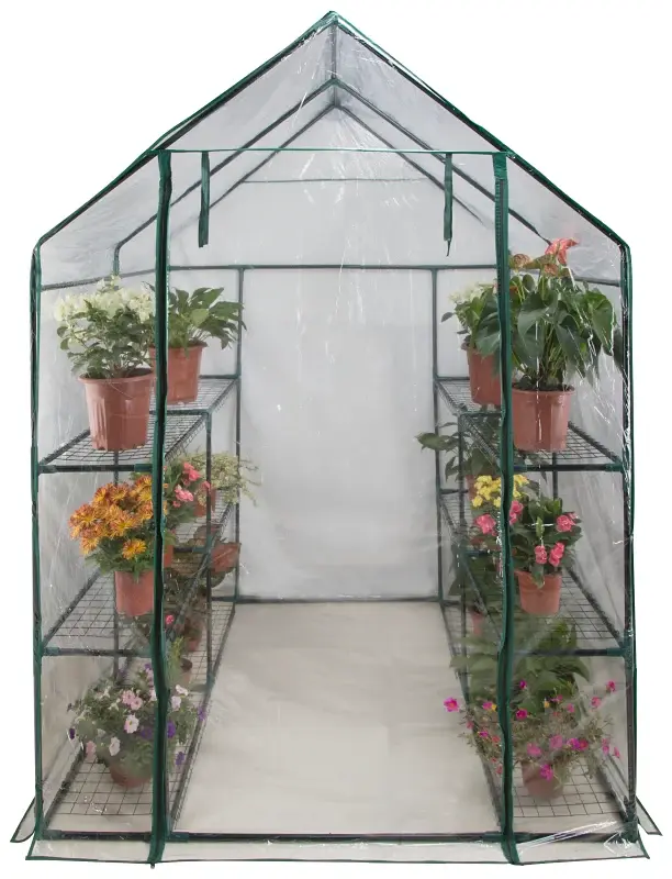 Landscapers Specify GHLPS Green House, 56.5 L, 56.5 W, 75 H, Zippered Access Door