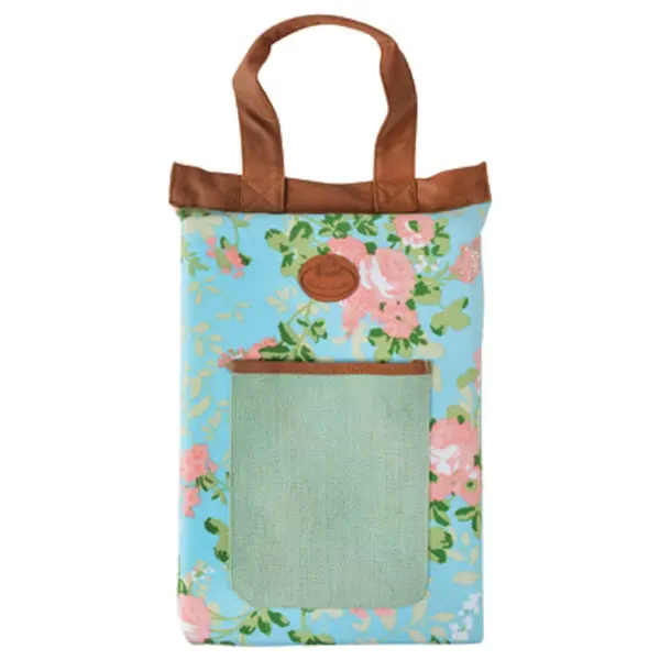 Esschert Design RD36 Canvas Kneeling Pad Rose Print Comfortable Gardening