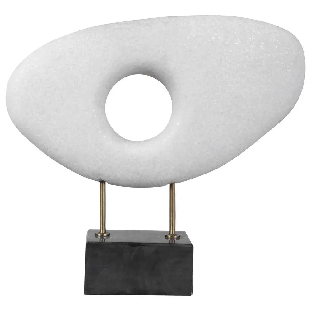 Midnight Label Minion Sculpture - Stone Reclining