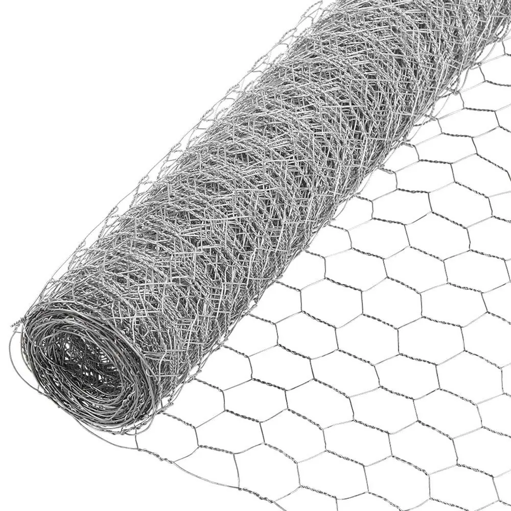 Galvanized Poultry Netting, 1" x 24" x 25'