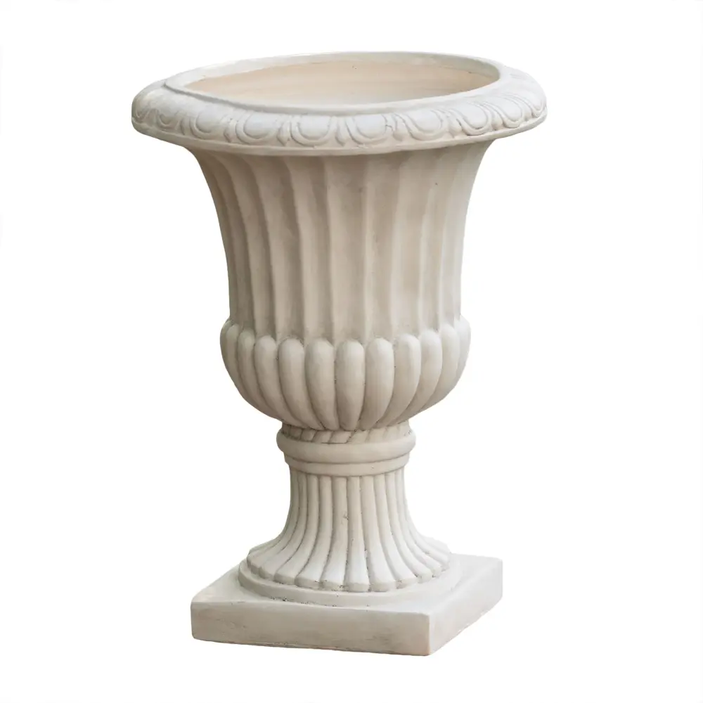 Classic Italian Urn Planter - Antique Ivory