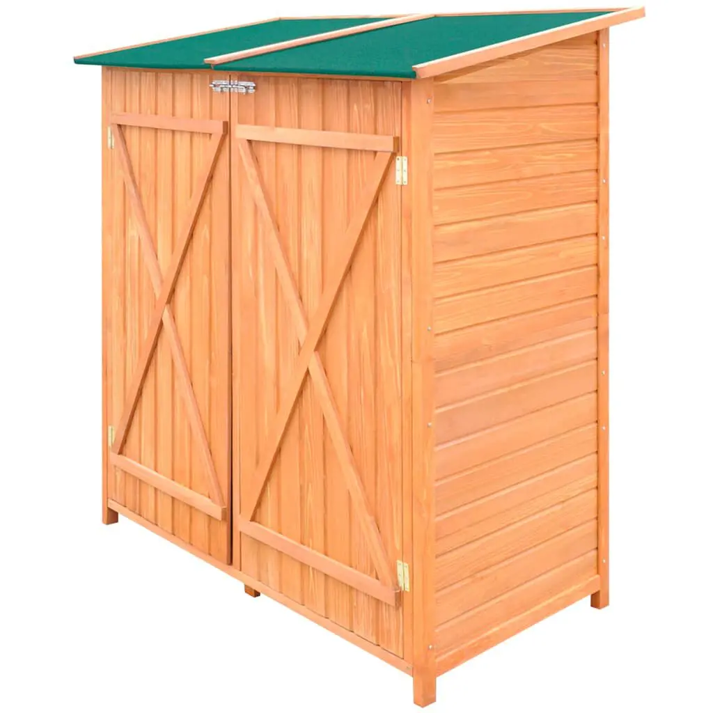 Large Wooden Shed Garden Tool Storage Room Outdoor Organization
