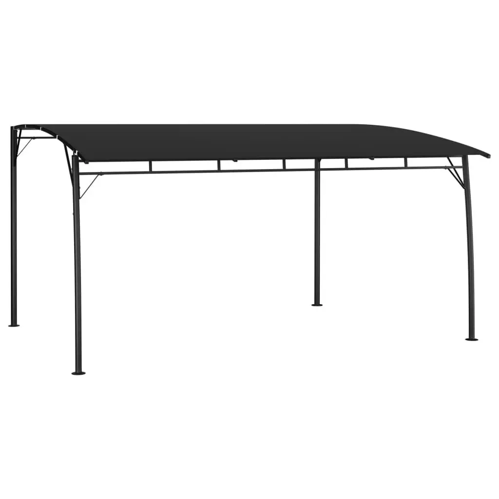 Garden Sunshade Awning 157.5x118.1x100.4 Inches Anthracite Outdoor Canopy