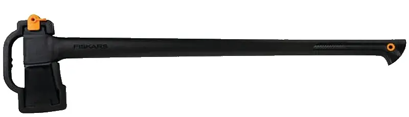 Fiskars 375841-1001 Super Splitting Axe, 3-1/4 Cutting Edge, 6 lb Head, Stainless Head, Fiberglass Handle, 36 OAL