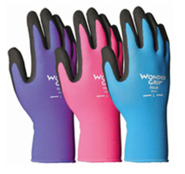 Wonder Grip WG515ACM Nicely Nimble Garden Gloves - Medium Size, Comfortable Fit