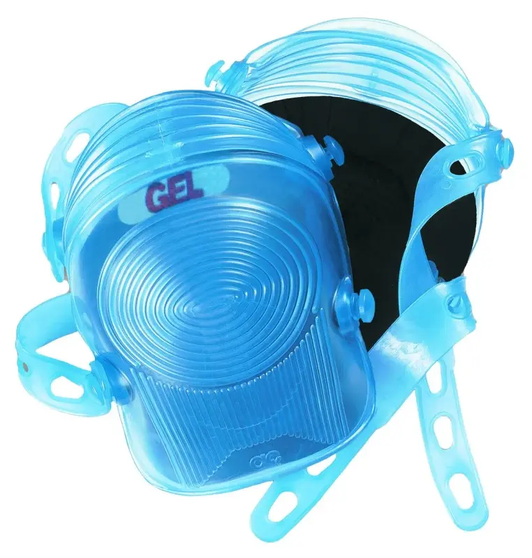 Breathable Mesh CLC G361 Non-Marring Knee Pad, PVC Cap, EVA Gel Foam Pad, Button and Loop Closure
