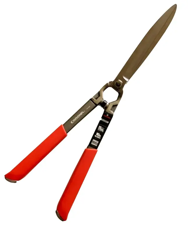 Corona HS 15150 Hedge Shear, Resharpenable Blade, 10 L Blade, Metal Blade, Steel Handle
