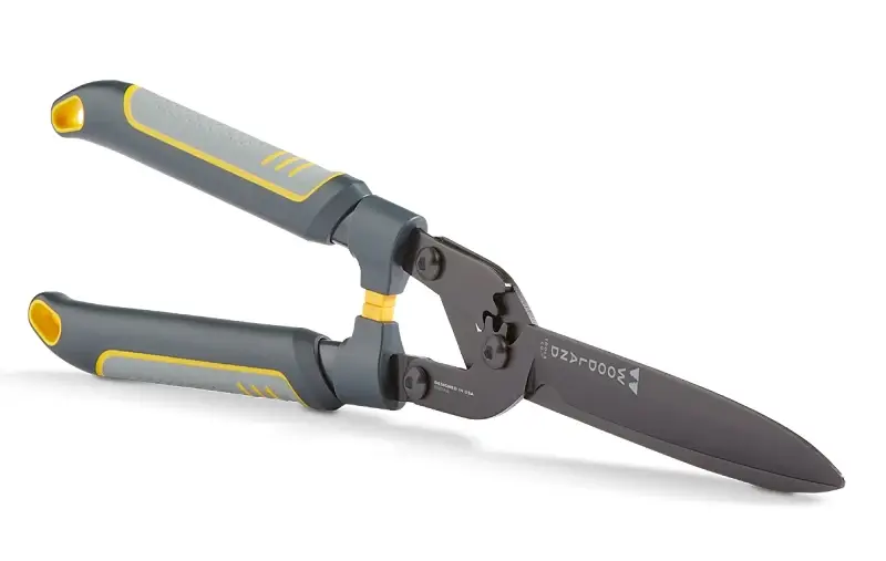 Woodland Tools Co MaxForce 20-4003-100 Super Duty Hedge Shear, HCS Blade, Designed, Non-Slip, Soft Handle, 24 OAL