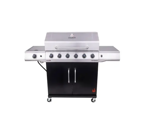 Char-Broil 463229021 Performance Series 6-Burner Gas Grill 60000 BTU Stainless Steel