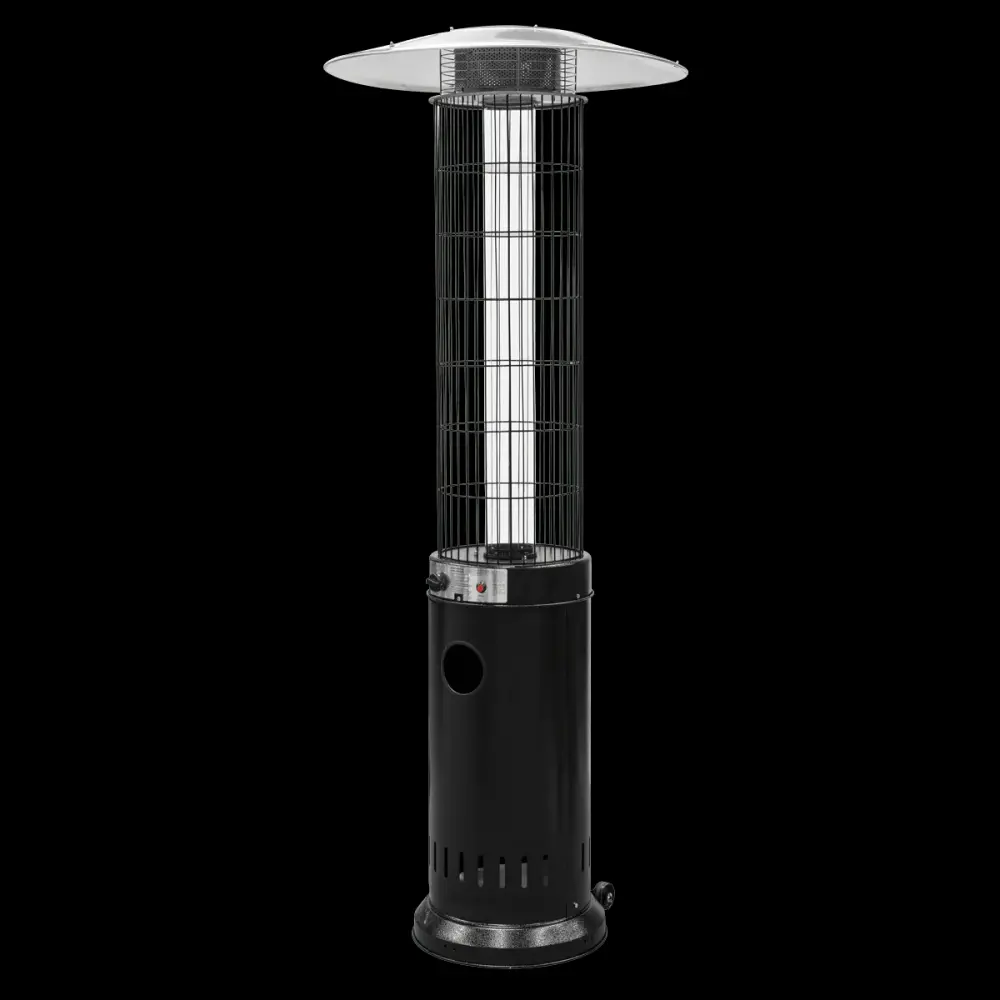 Dellonda Gas Patio Heater 13kW Commercial & Domestic Use, Jet-black - DG124