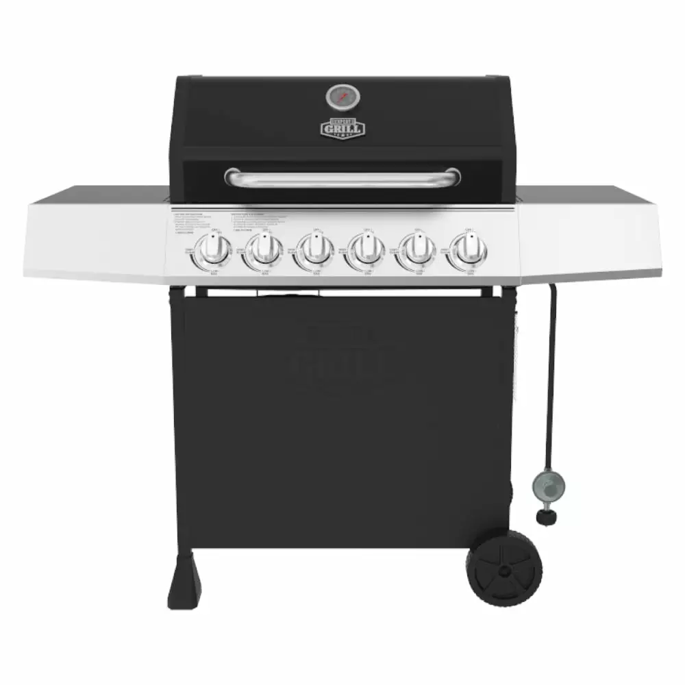 Expert Grill 6 Burner Propane Gas Grill Black Outdoor Cooking