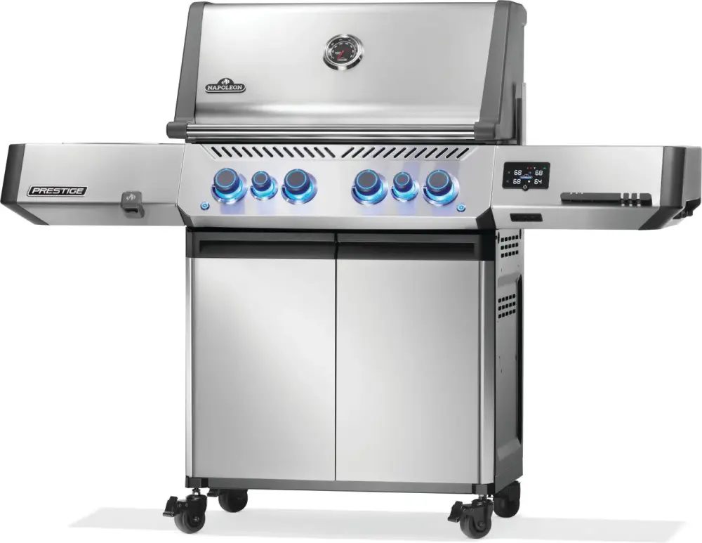 Gas Grill: Napoleon, Prestige® 500 Connected RSIB P500VXRSIB Side Burner