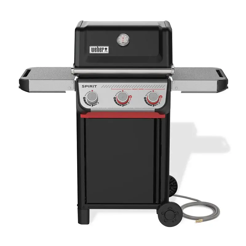 Weber 1500844 Spirit Series E-325 Gas Grill, 31,000 Btu , Unadulterated Gas, 3-Burner, 360 sq- Primary Cooking Surface, Sm...