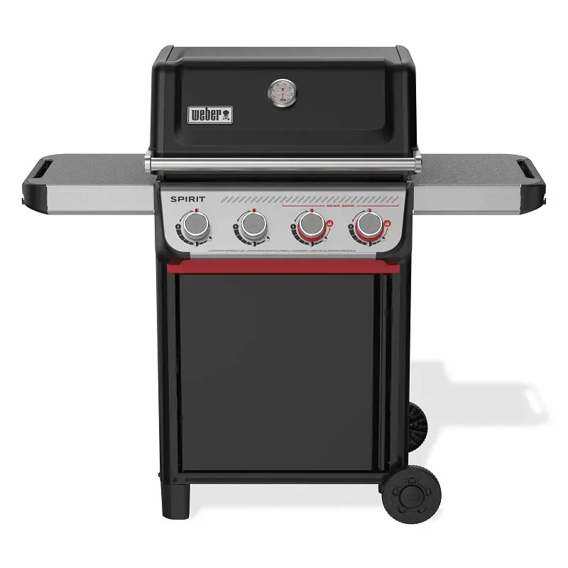 Weber Spirit E-425 Series 1500780 Gas Grill, 35,000 Btu , Liquid Propane, 4-Burner, Smoker Included: No, Ebony