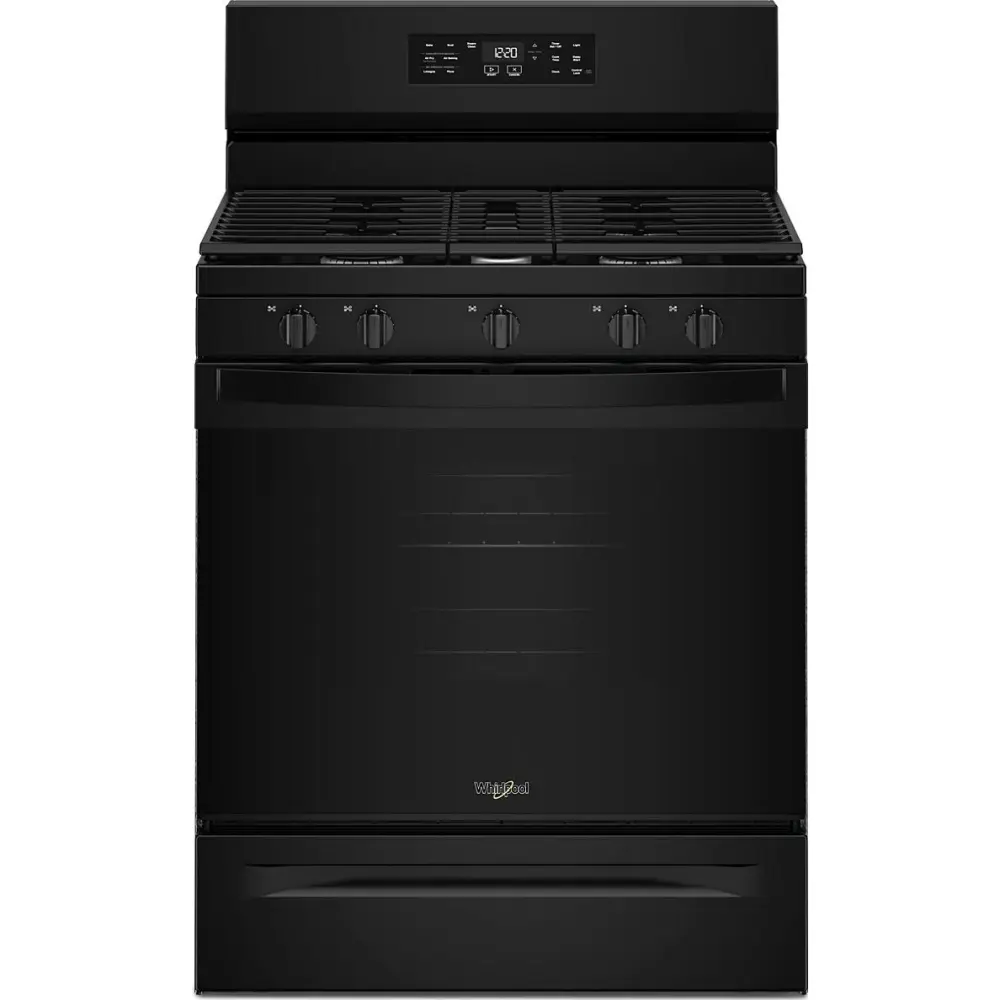 Whirlpool 30-inch Gas Range Air Cooking Technology and Steam Purify WFGS4530SB