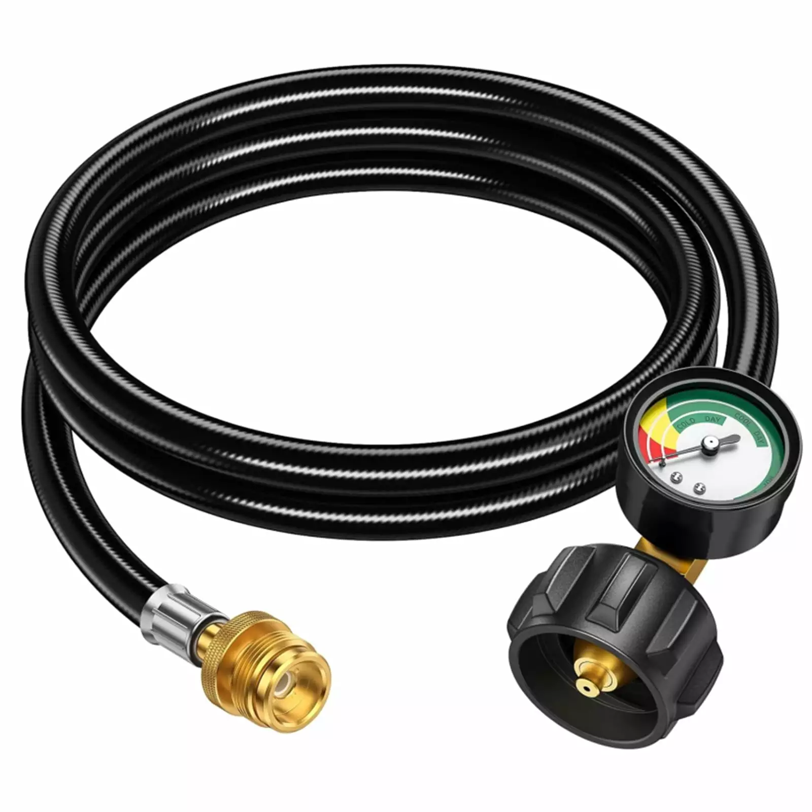 PatioGem 6FT Propane Hose Modifyer 1lb to 20lb Weber Q Grill Coleman Stove Buddy Heater 12