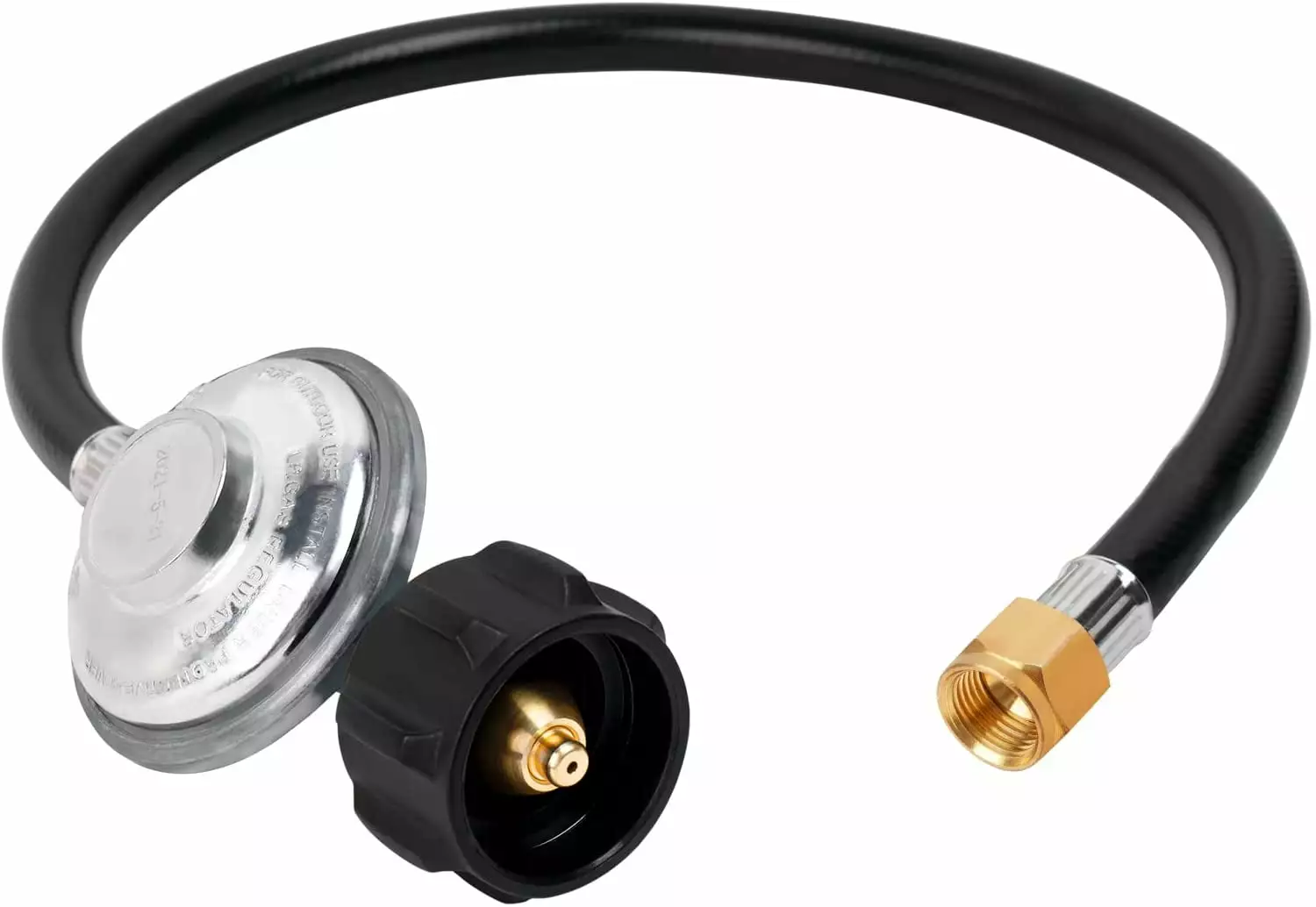 GASPRO 2ft Gas Grill Regulator and Hose Replacement Weber Charbroil Nexgrill and Fire Pit 12