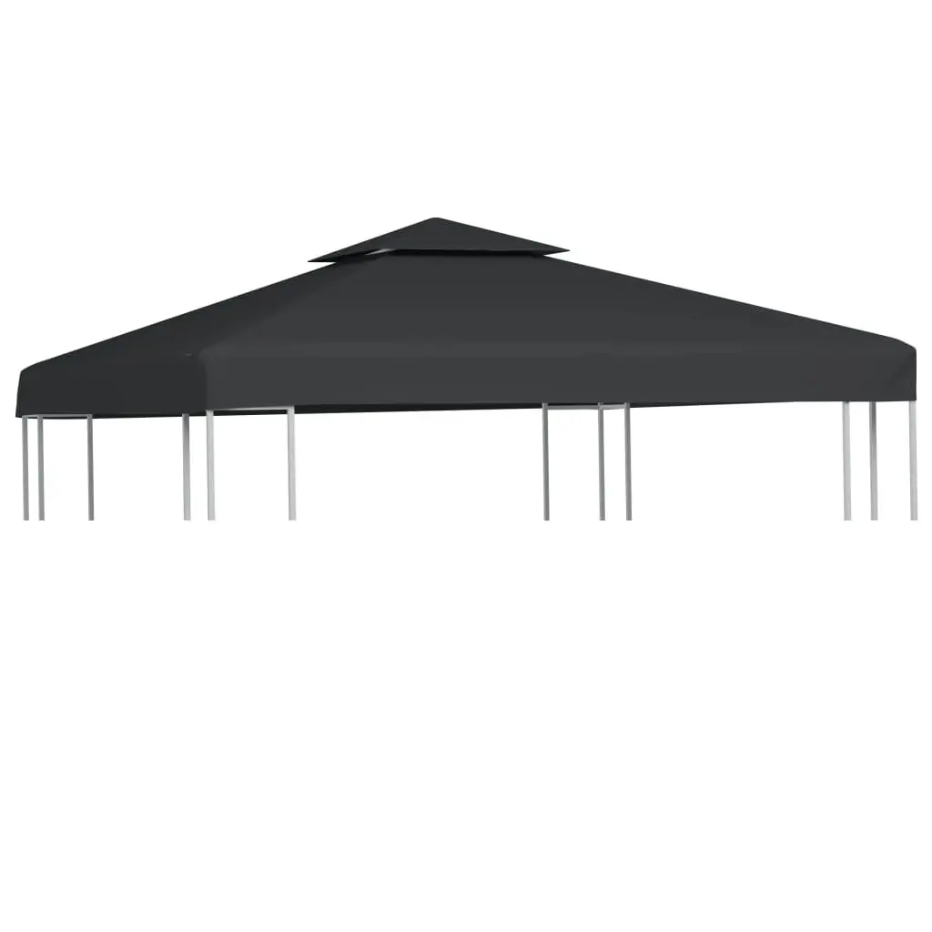 Gazebo Cover Canopy Replacement 1 oz/ft² Dark Gray 9.8x9.8 Feet Weatherproof