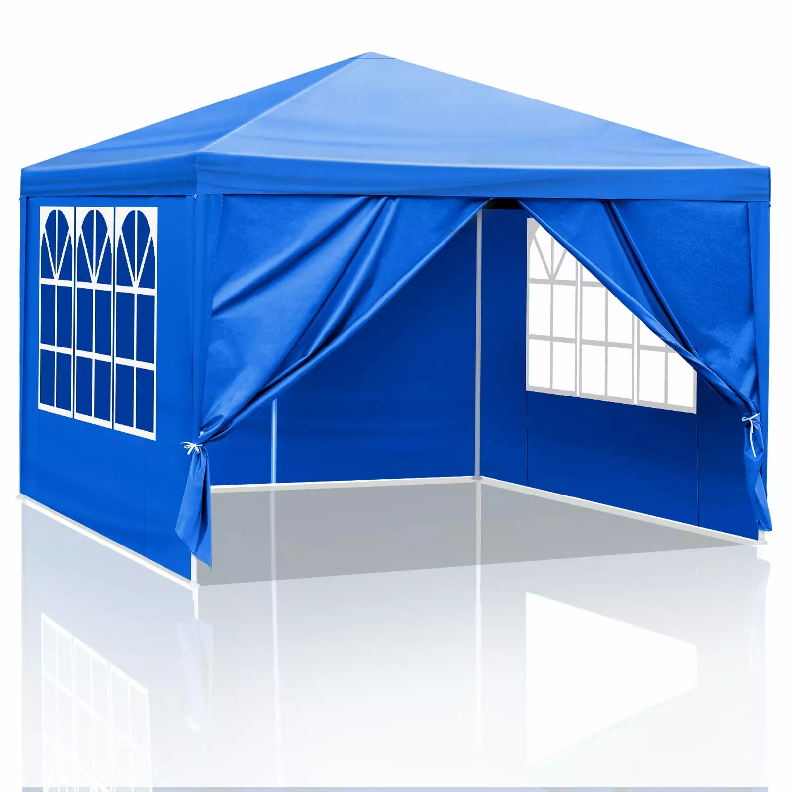 10x10 ft Gazebo Waterproof Outdoor Canopy Patio Tent Wedding BBQ Party Shelter NOBRAND
