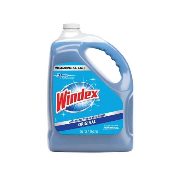 Windex 12207 Commercial Line Pro Blue Refill Gallon Blue Glass Cleaner