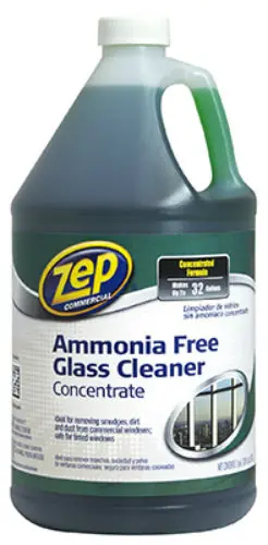 Zep Commercial ZU1052128 1 Gallon Ammonia-Free Glass Cleaner Concentrate