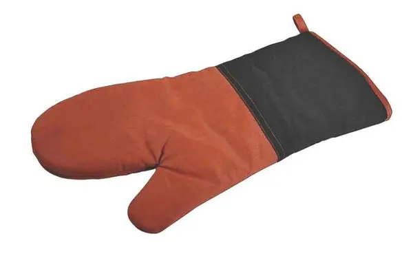 GrillPro 90962 Heavy Duty Cotton Grill Mitt 17 Inch Heat Protection Grill Pro
