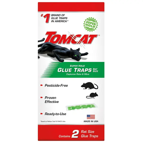 Tomcat 0362910 Super Hold Glue Traps Rat Size 2-Pack