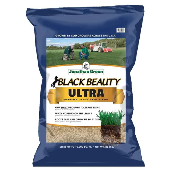 Jonathan Green 10323 Black Beauty Ultra Grass Seed Up To 10000 Sqft 25 Lb