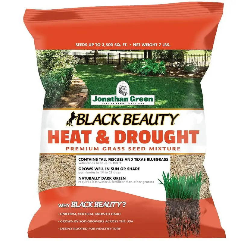 Jonathan Green Onyx Beauty 10515 Grass Seed, Heat and Drought, 7 lb Bag