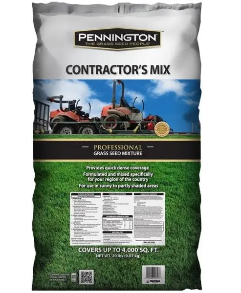 Pennington 100520605 North Contractors Seed Mix 20 Lbs Lawn and Garden