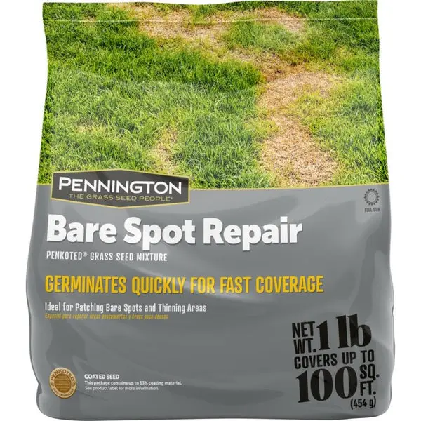 Pennington Bare Spot Repair Penkoted Grass Seed Mixture 1 Lb