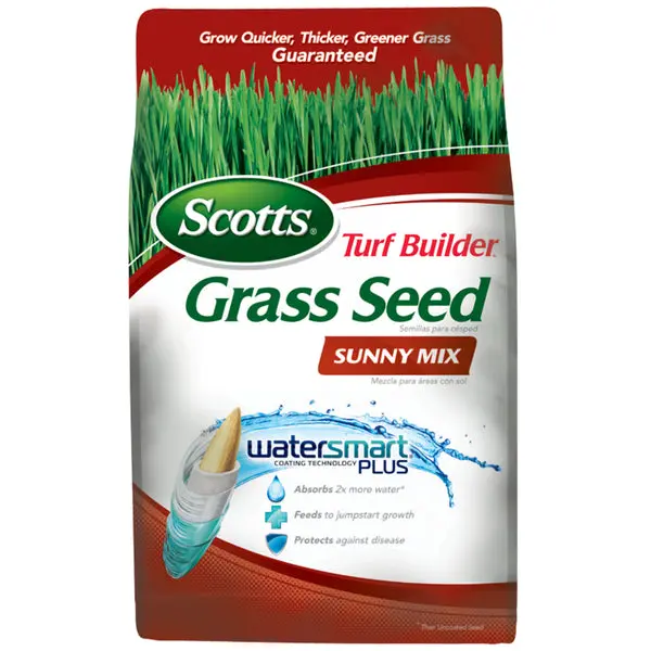 Scotts 18345 Turf Builder Grass Seed Sunny Mix 3 Lbs Lawn Seed