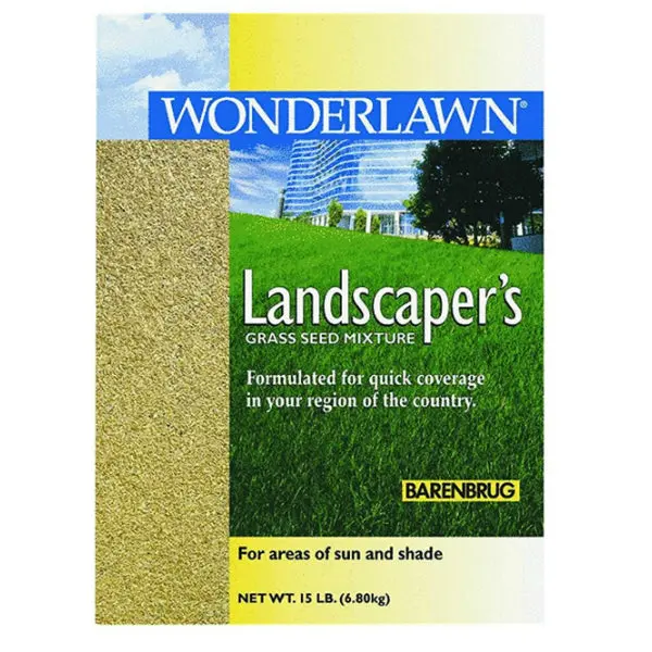 Wonderlawn 46615 Landscaper All Purpose Grass Seed Mix 15 Lbs Lawns and Landscaping