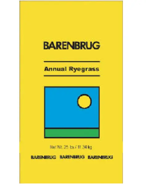 Annual Ryegrass Seed 25 Lb Quick Cover and Erosion Control Barenbrug
